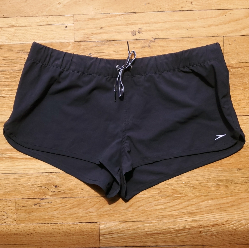 Speedo Women's Swim Shorts, Black, Medium